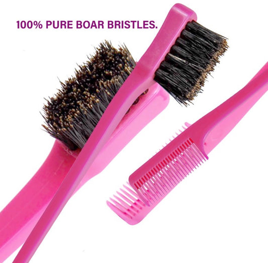 Brush for edge control and cute baby hair styling