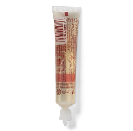 Tube of hot oil treatment with a visible brand logo on a white background